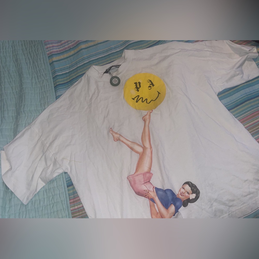 Oversized Pinups Palm Angel Angel Shirt